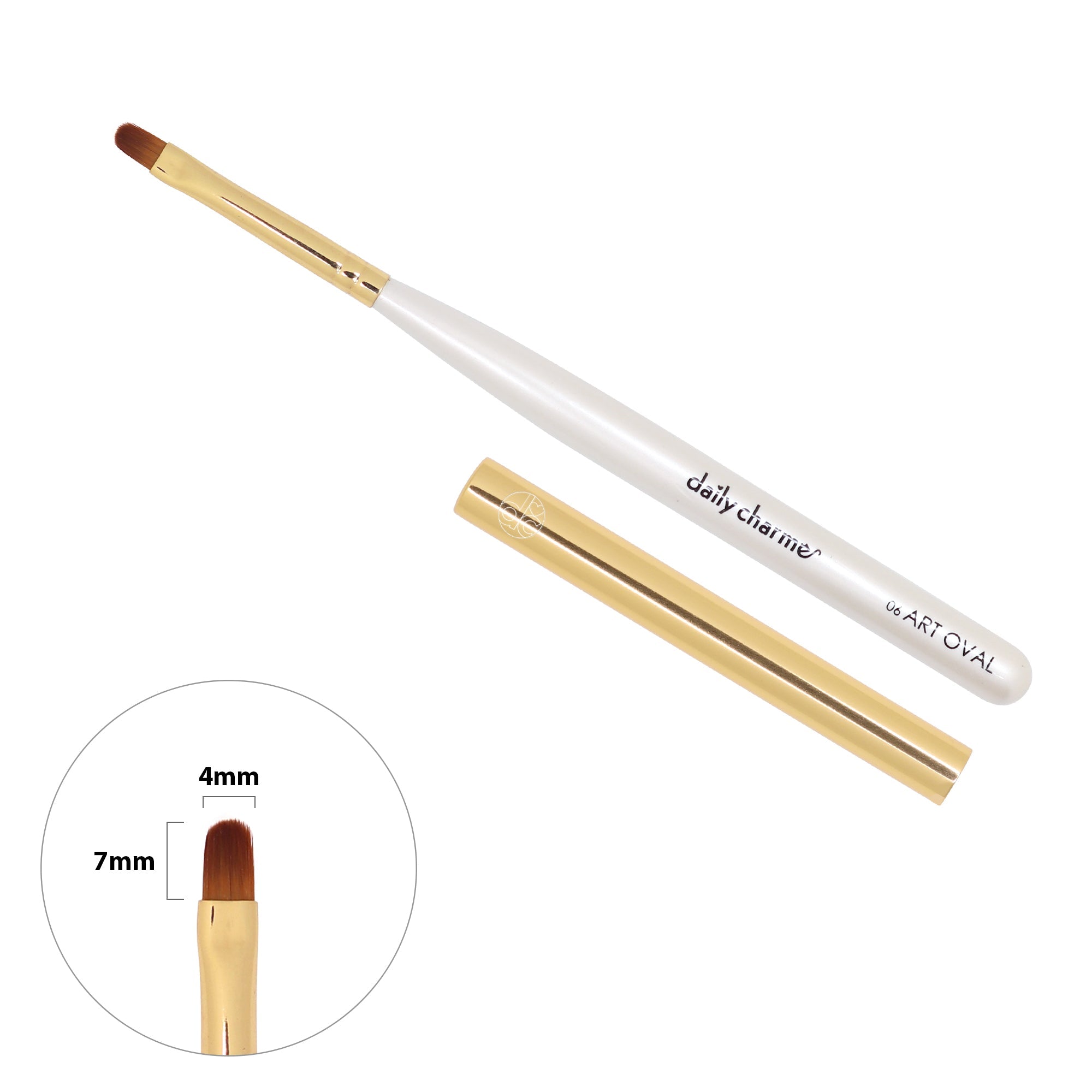Daily Charme - Nail Art Brush - 06 Art Oval - Nail Art at Beyond Polish