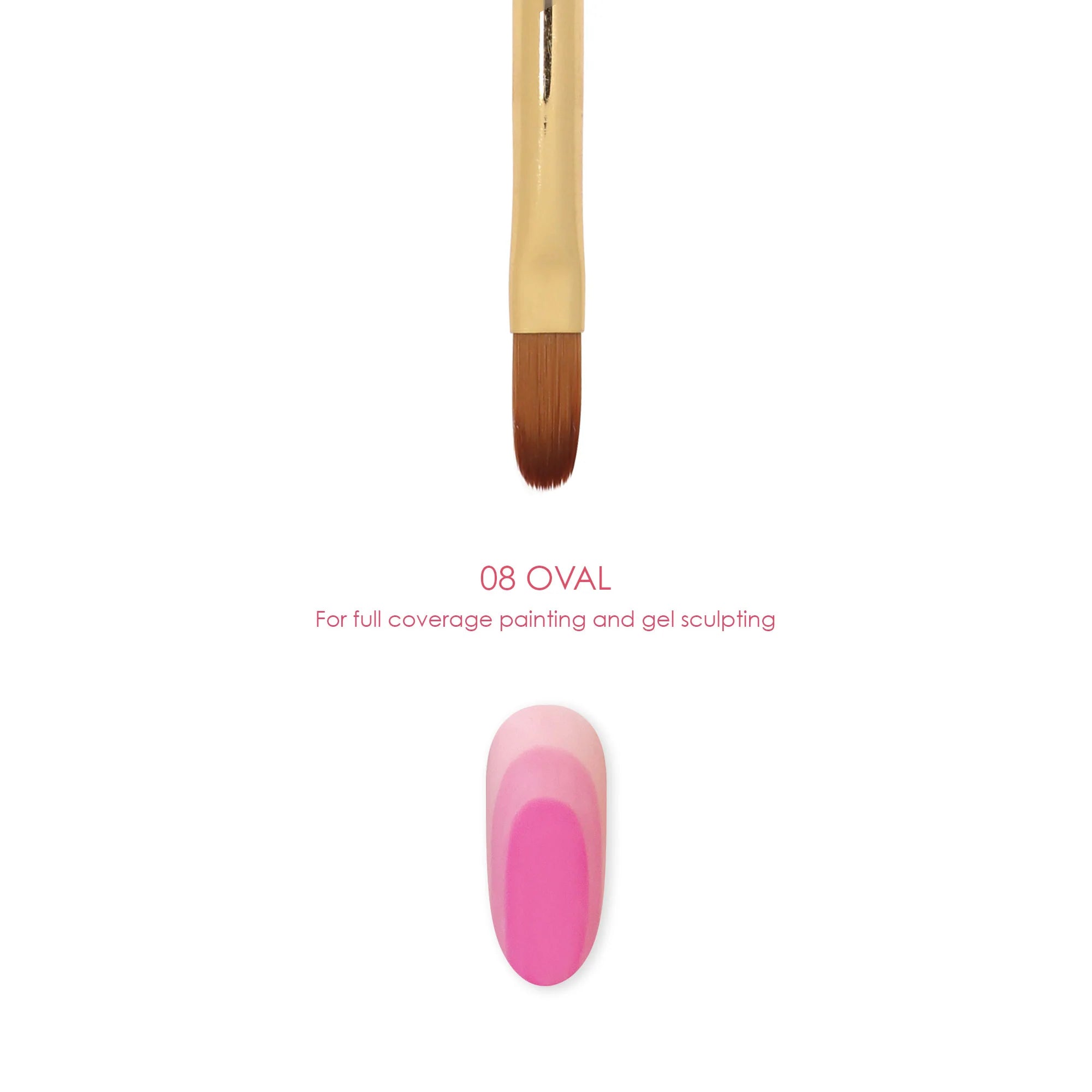 Daily Charme - Nail Art Brush - 08 Oval - Nail Art at Beyond Polish