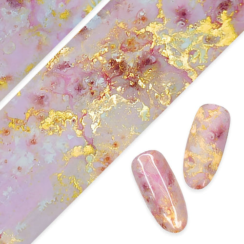 Daily Charme - Nail Art Foil Paper - Dreamy Pink Marble - Nail Art at Beyond Polish