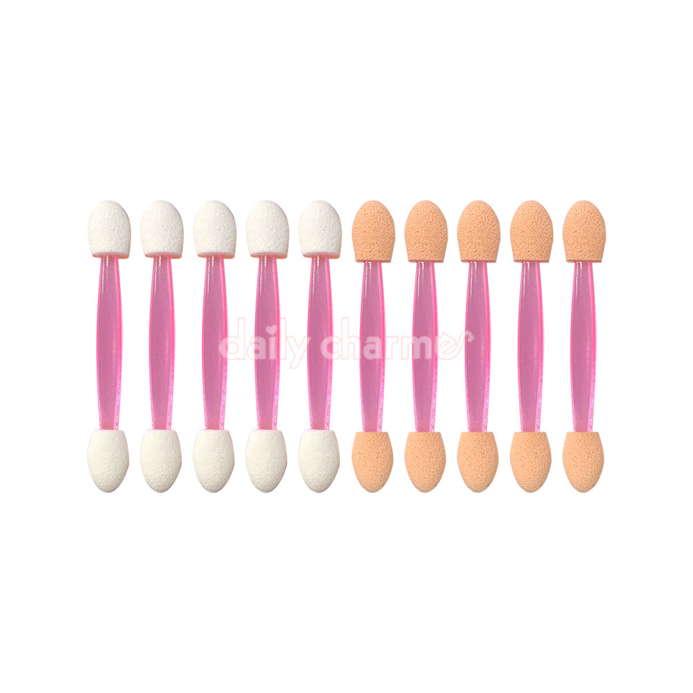 Daily Charme - Pink Chrome Powder Sponge Applicators - 10 PC - Manicure & Pedicure Tools at Beyond Polish