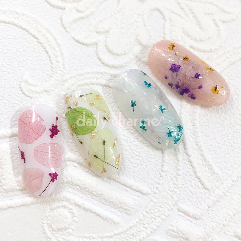 Daily Charme - Pressed Dry Natural Flower Set - Lace Flowers - Nail Art at Beyond Polish