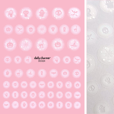 Daily Charme - Spooky Halloween Nail Art Sticker - Airbrush Boo Bash - Nail Art at Beyond Polish