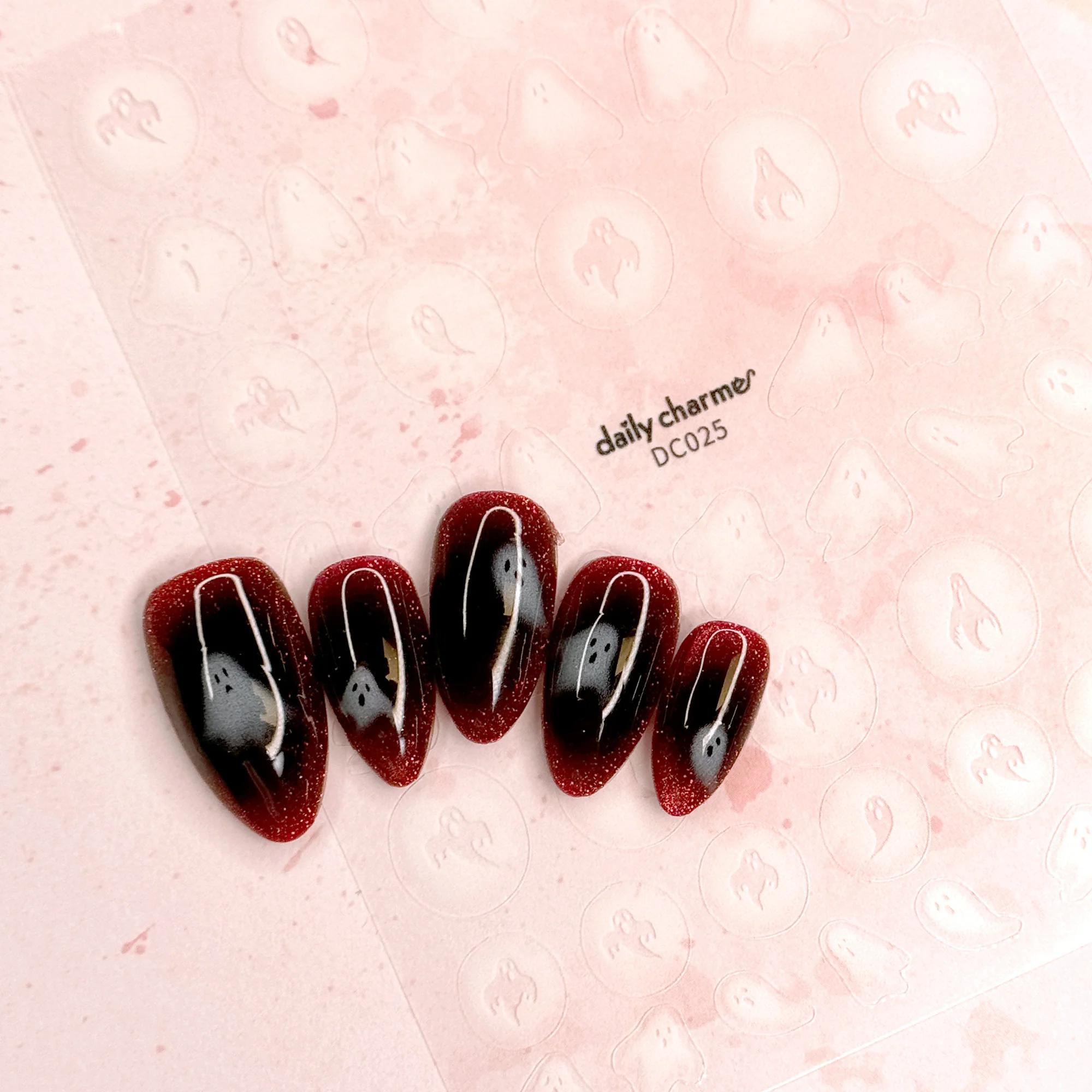 Daily Charme - Spooky Halloween Nail Art Sticker - Airbrush Ghosties - Nail Art at Beyond Polish