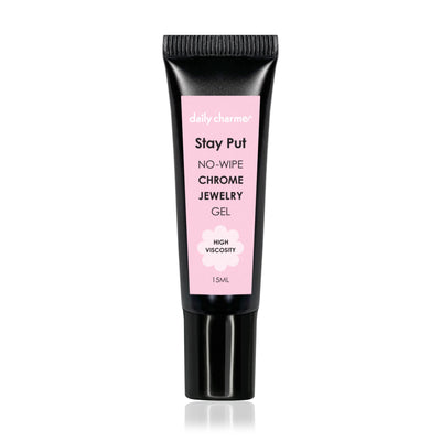 Daily Charme - Stay Put No-Wipe Chrome Jewelry Gel / High Viscosity / 15ml - Nail Art at Beyond Polish