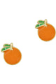 Daily Charme - Sunny Orange Nail Charm / Gold