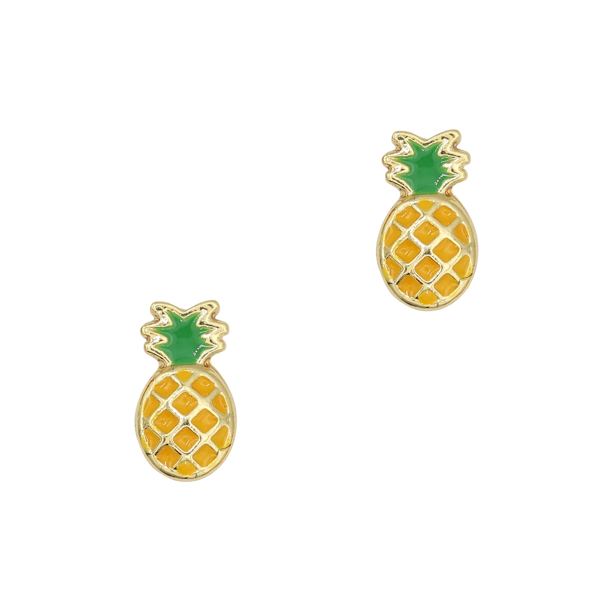 Daily Charme - Tropic Pineapple Nail Charm / Gold