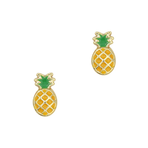 Daily Charme - Tropic Pineapple Nail Charm / Gold