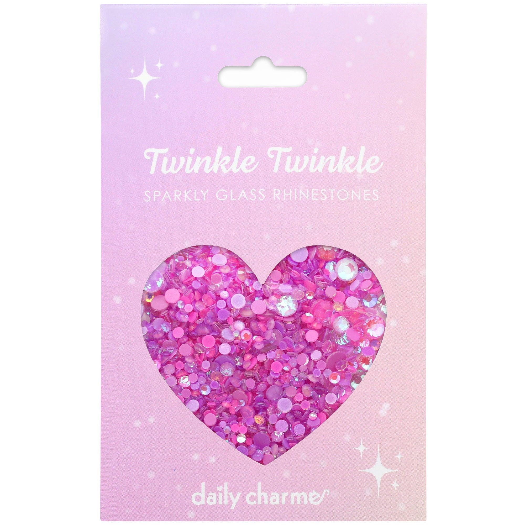 Daily Charme - Twinkle Twinkle Round Flatback Rhinestone Mix – Kiss & Tell - Nail Art at Beyond Polish