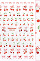 Daily Charme - Valentine Bejeweled Nail Art Sticker - Coquette Cherry - Nail Art at Beyond Polish