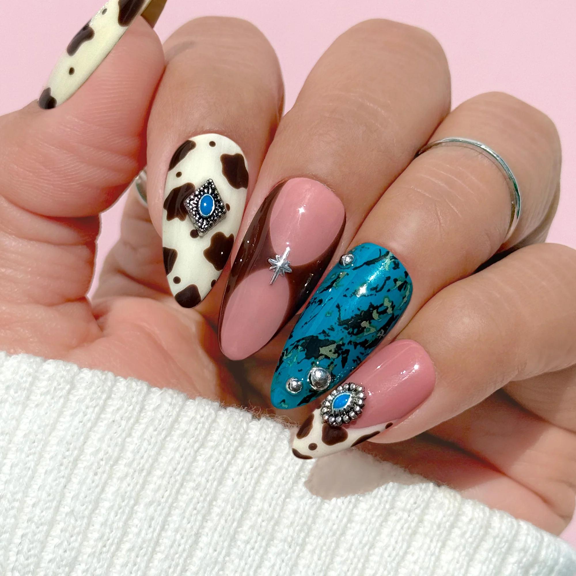 Daily Charme - Vintage Boho Silver Nail Charms Mix - Nail Art at Beyond Polish