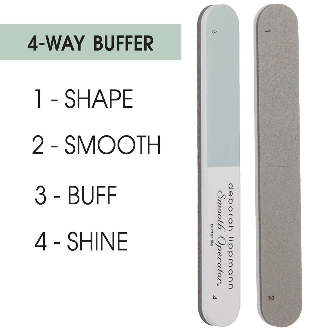 Deborah Lippmann - Smooth Operator Buffer - Manicure & Pedicure Tools at Beyond Polish