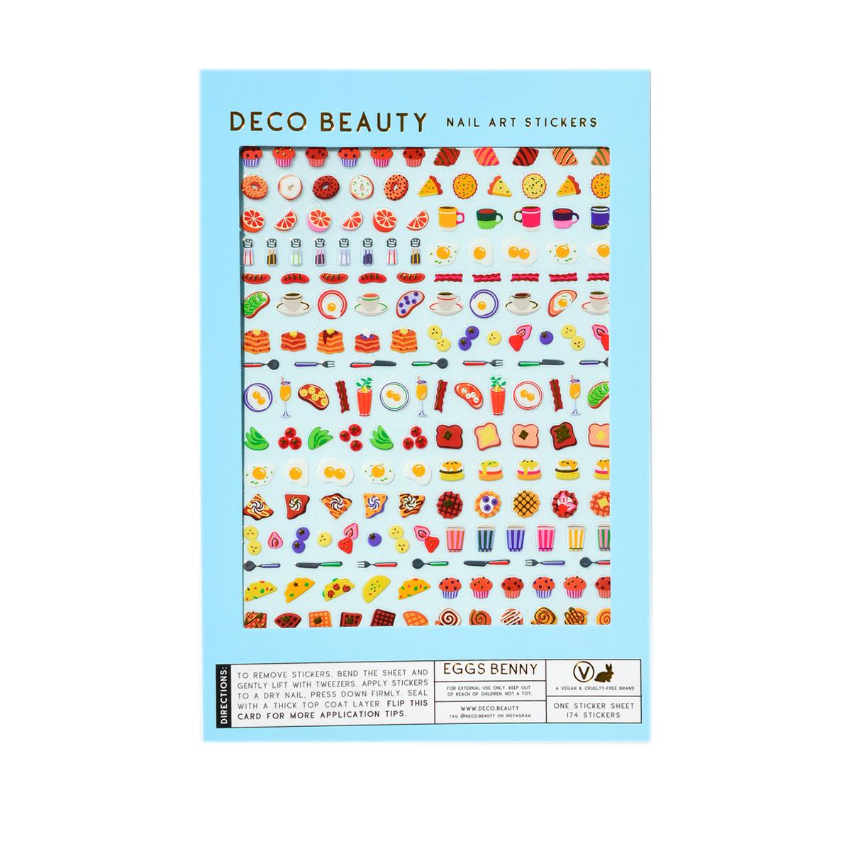 Deco Beauty - Nail Art Stickers - Eggs Benny - Nail Art at Beyond Polish