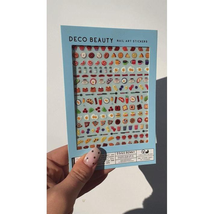 Deco Beauty - Nail Art Stickers - Eggs Benny - Nail Art at Beyond Polish
