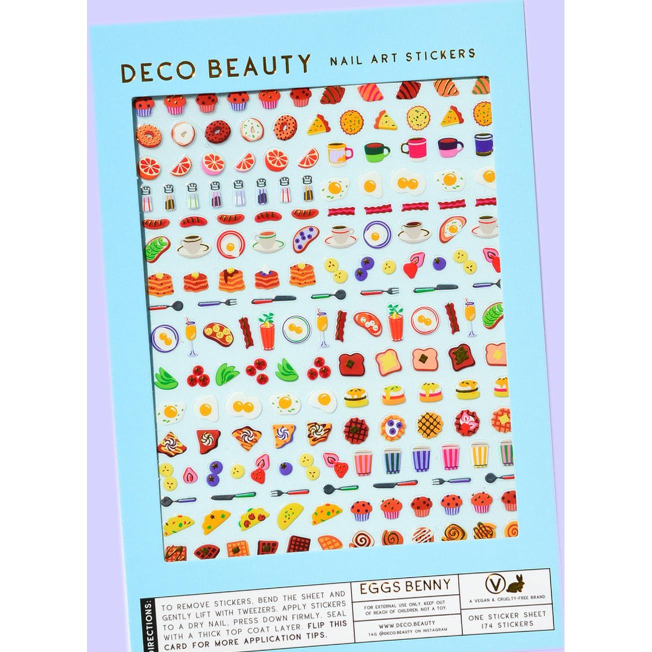 Deco Beauty - Nail Art Stickers - Eggs Benny - Nail Art at Beyond Polish