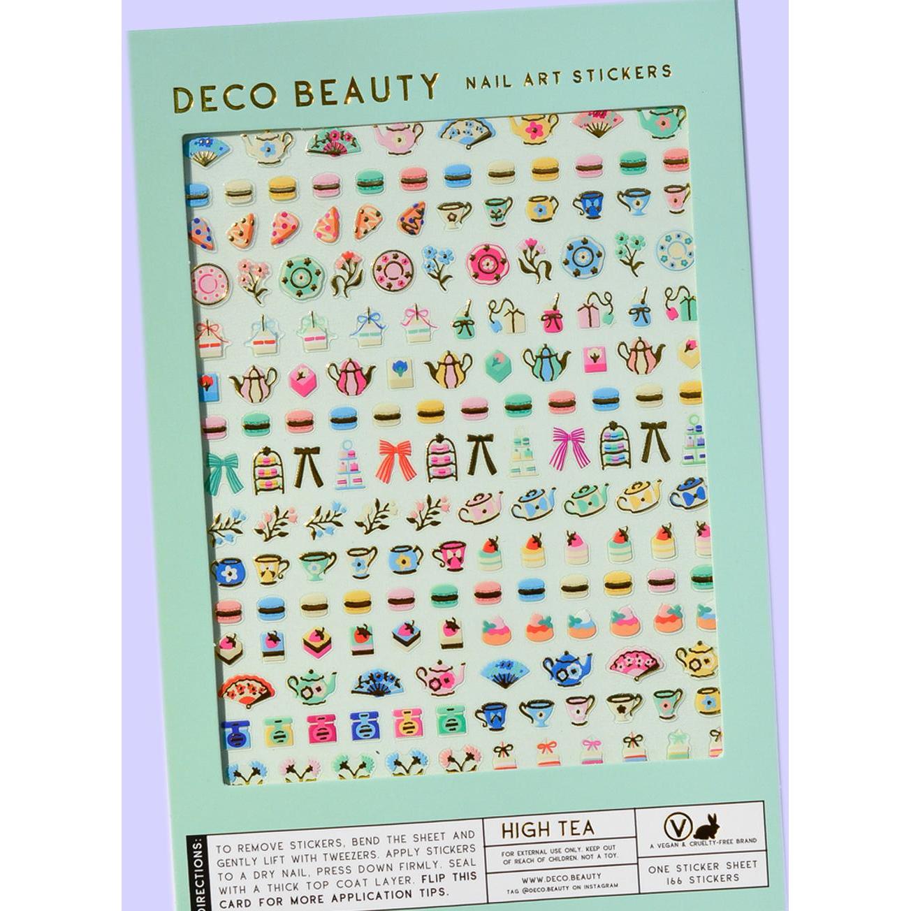 Deco Beauty - Nail Art Stickers - High Tea - Nail Art at Beyond Polish