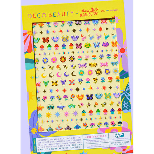 Deco Beauty - Nail Art Stickers - Jardín Estelar
