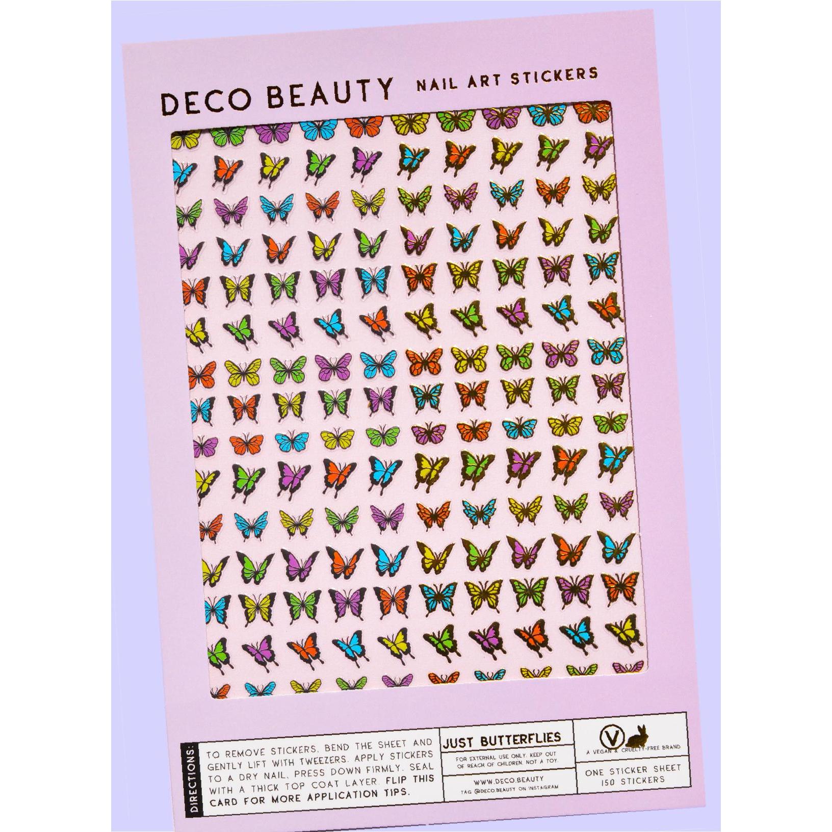 Deco Beauty - Nail Art Stickers - Just Butterflies - Nail Art at Beyond Polish