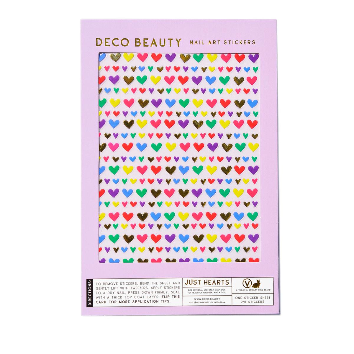 Deco Beauty - Nail Art Stickers - Just Hearts - Nail Art at Beyond Polish