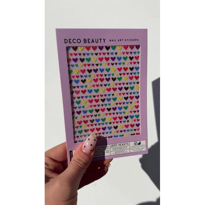 Deco Beauty - Nail Art Stickers - Just Hearts - Nail Art at Beyond Polish