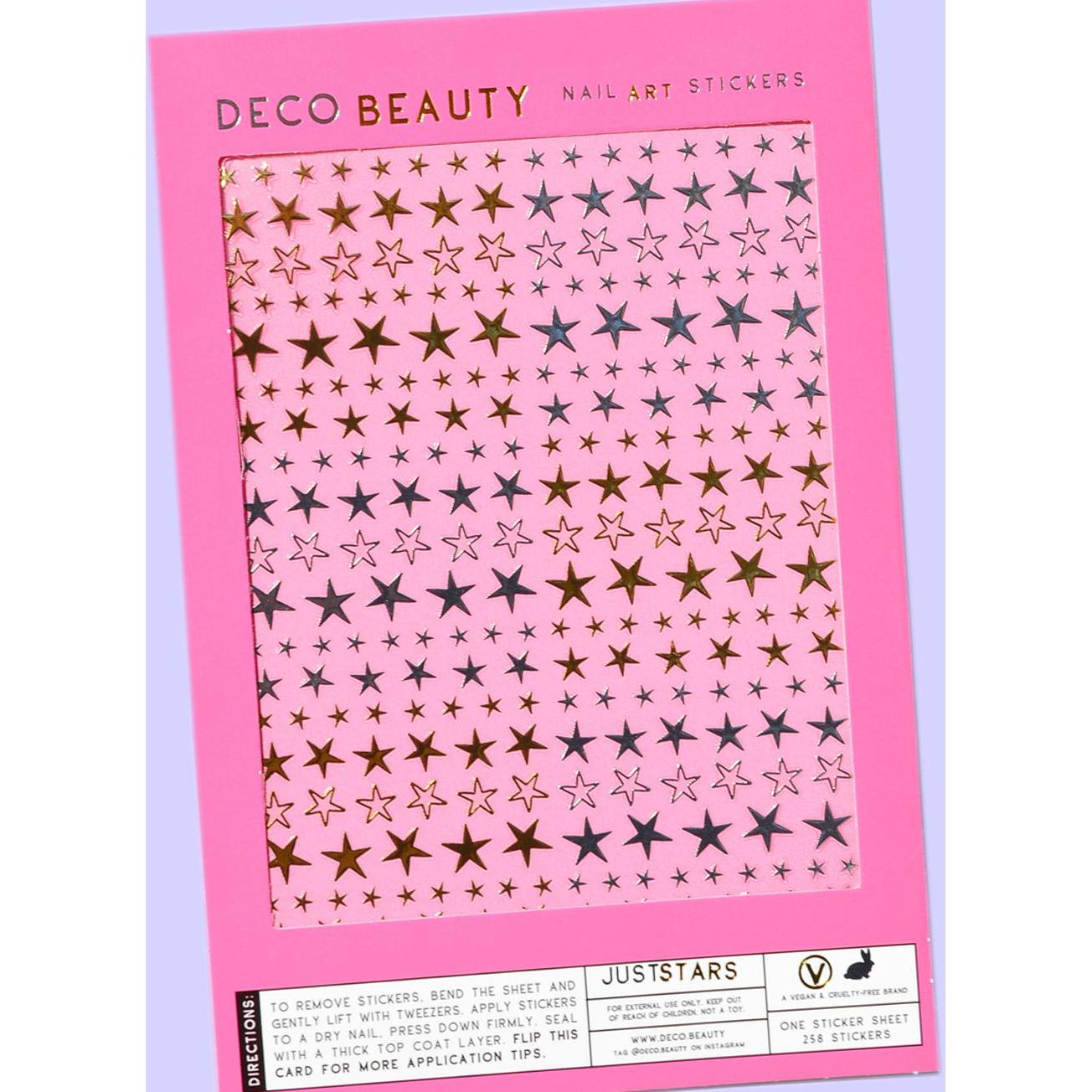 Deco Beauty - Nail Art Stickers - Just Stars - Nail Art at Beyond Polish