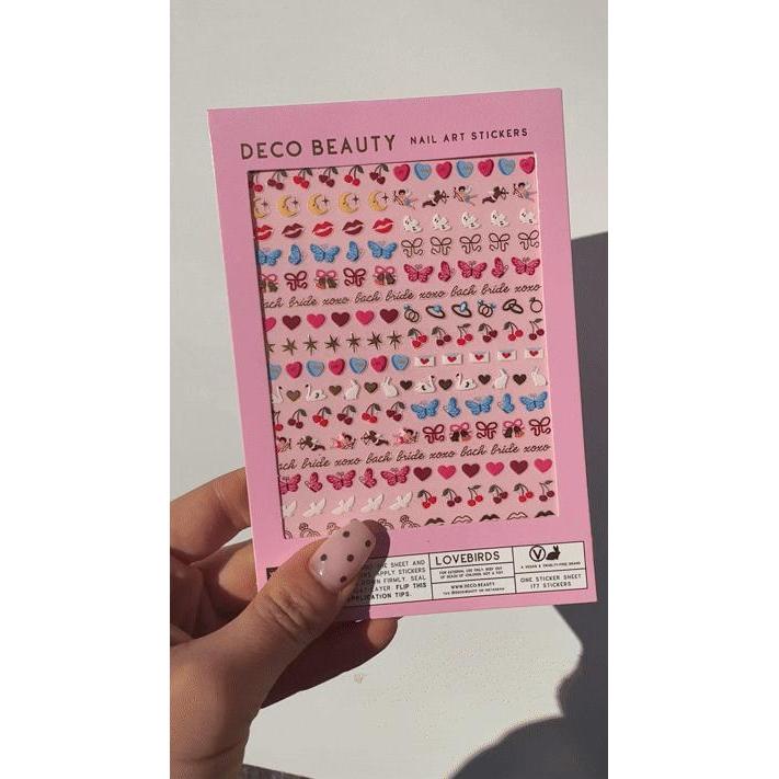 Deco Beauty - Nail Art Stickers - Lovebirds - Nail Art at Beyond Polish