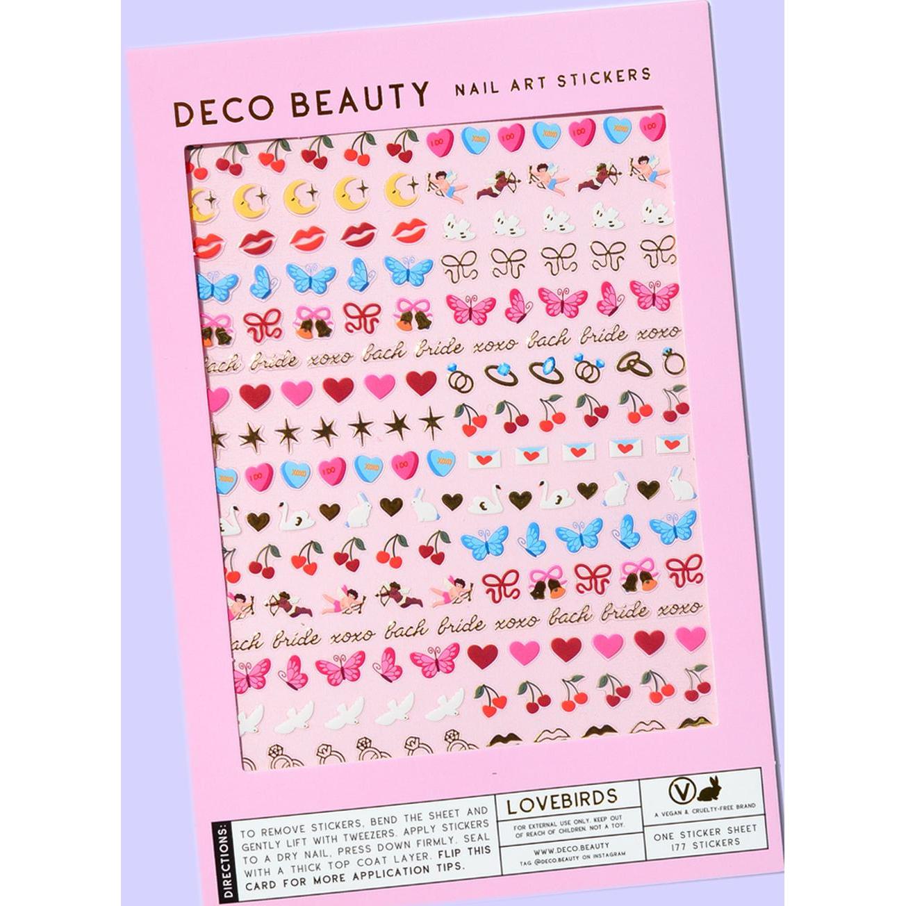Deco Beauty - Nail Art Stickers - Lovebirds - Nail Art at Beyond Polish