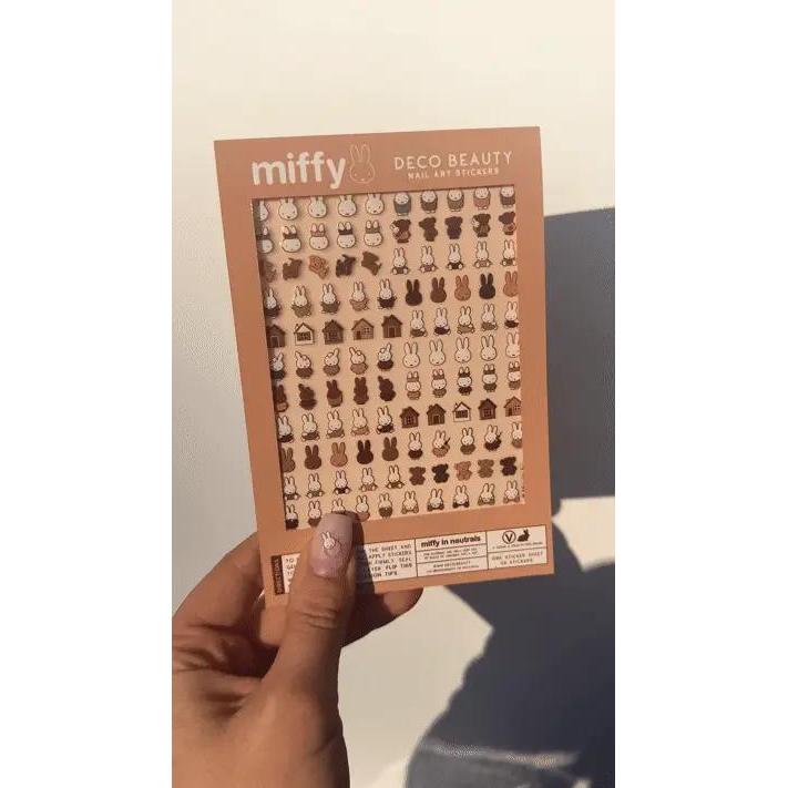 Deco Beauty - Nail Art Stickers - Miffy In Neutrals - Nail Art at Beyond Polish