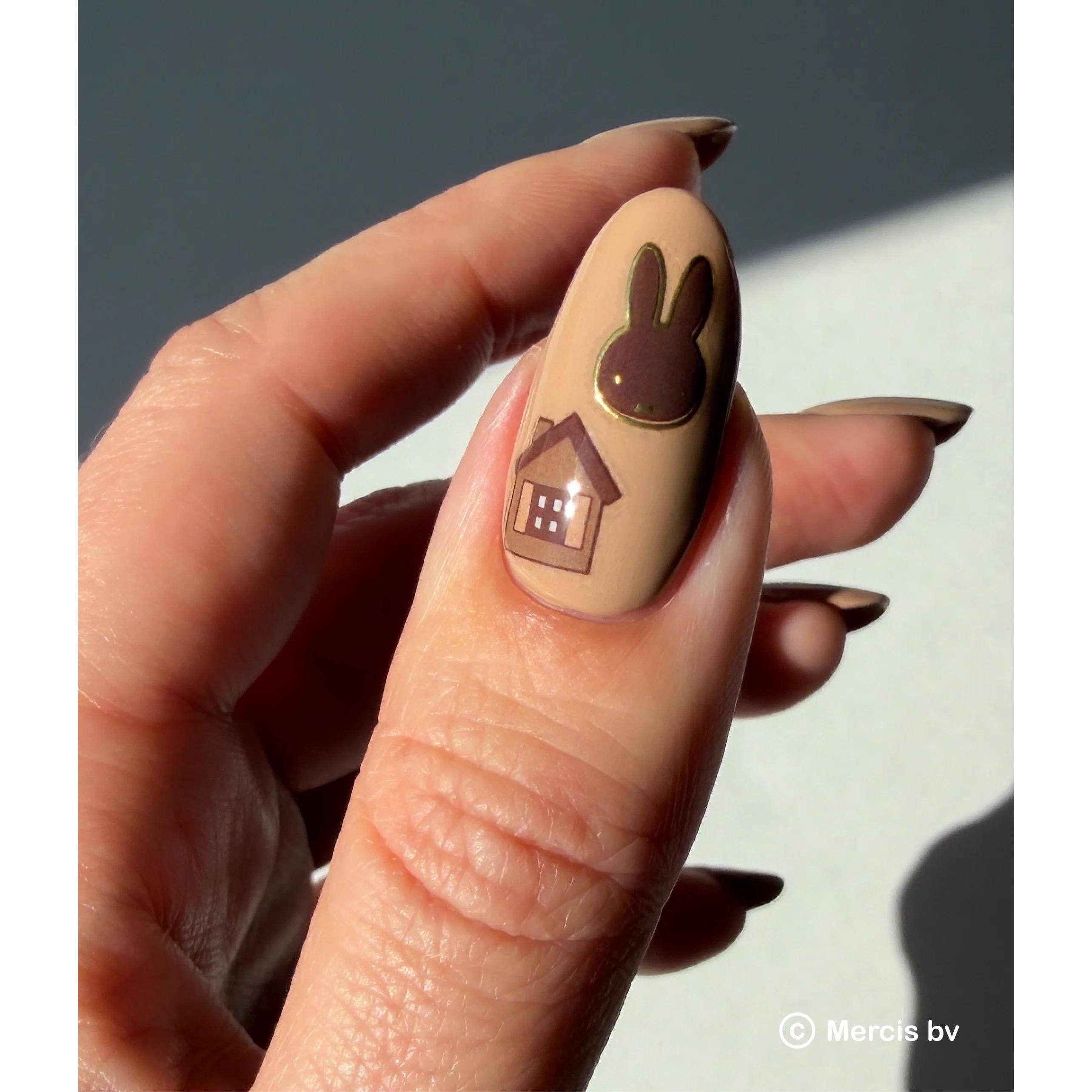 Deco Beauty - Nail Art Stickers - Miffy In Neutrals - Nail Art at Beyond Polish