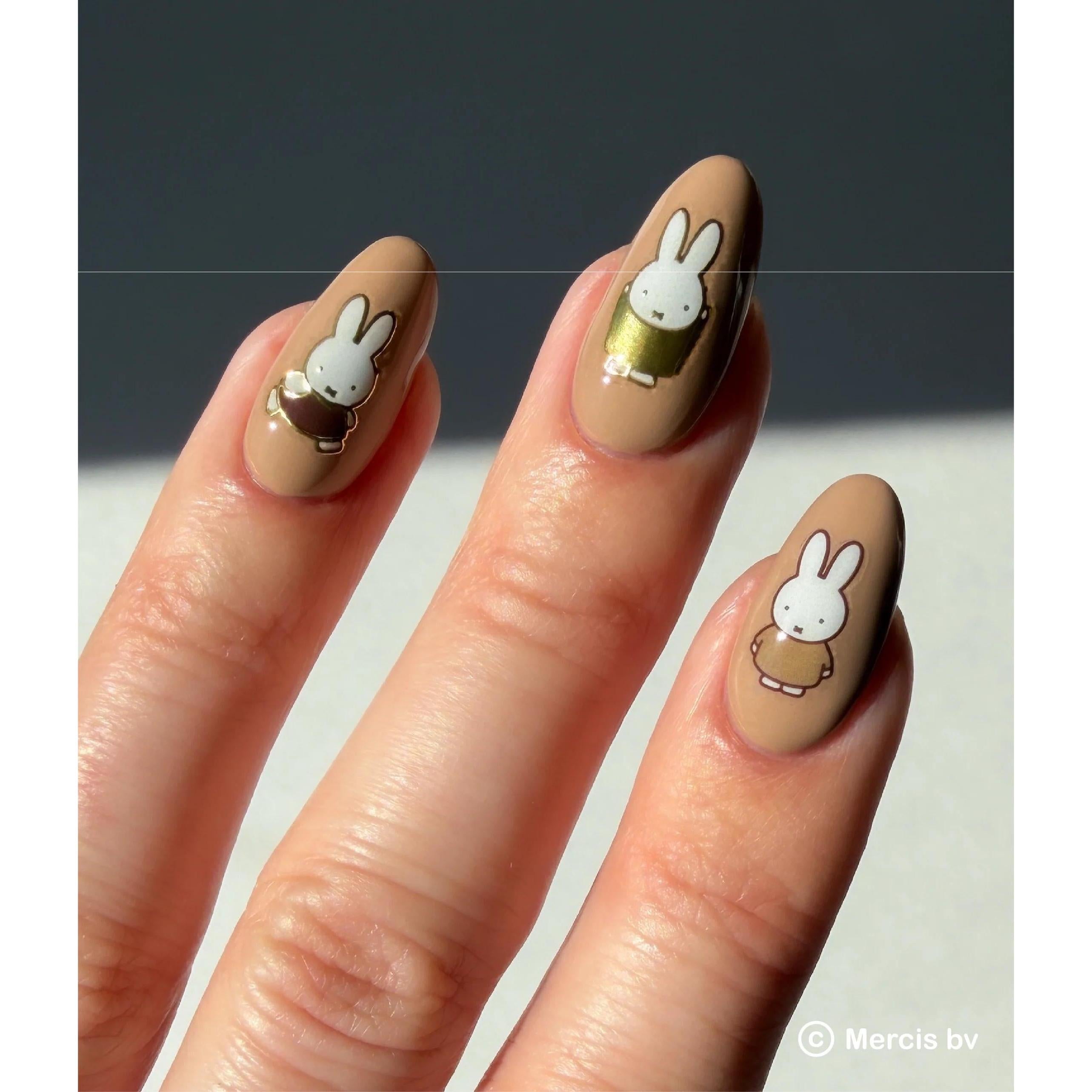 Deco Beauty - Nail Art Stickers - Miffy In Neutrals - Nail Art at Beyond Polish