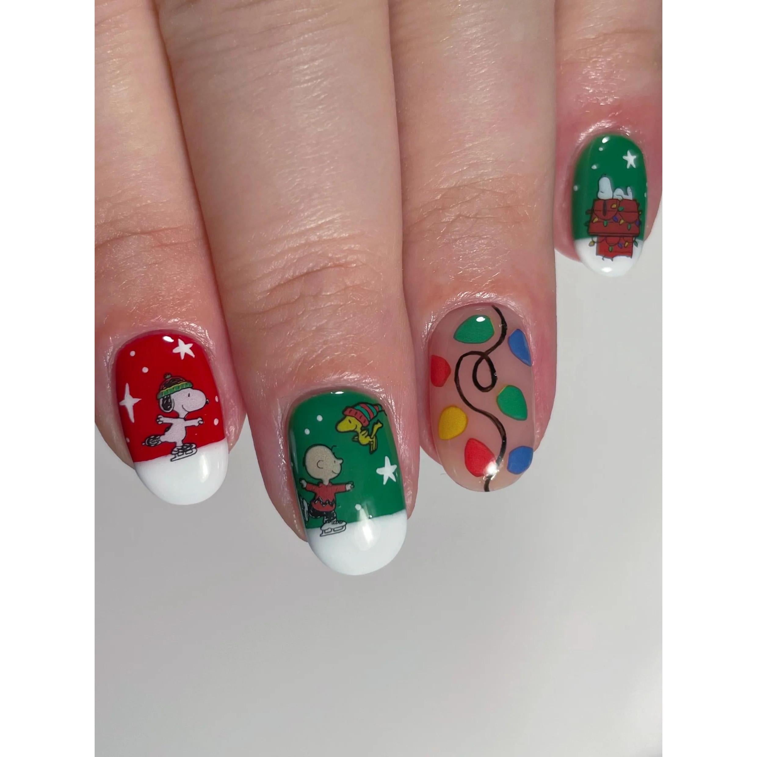 Deco Beauty - Nail Art Stickers - Peanuts Holiday Cheer - Nail Art at Beyond Polish