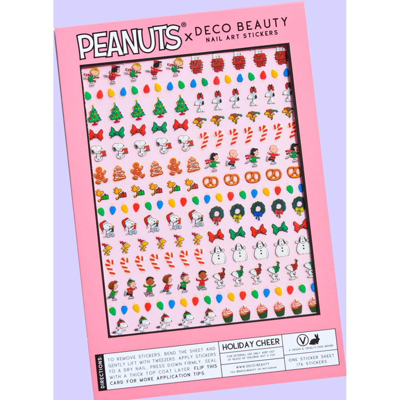 Deco Beauty - Nail Art Stickers - Peanuts Holiday Cheer - Nail Art at Beyond Polish