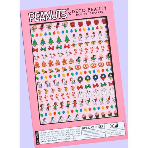 Deco Beauty - Nail Art Stickers - Peanuts Holiday Cheer