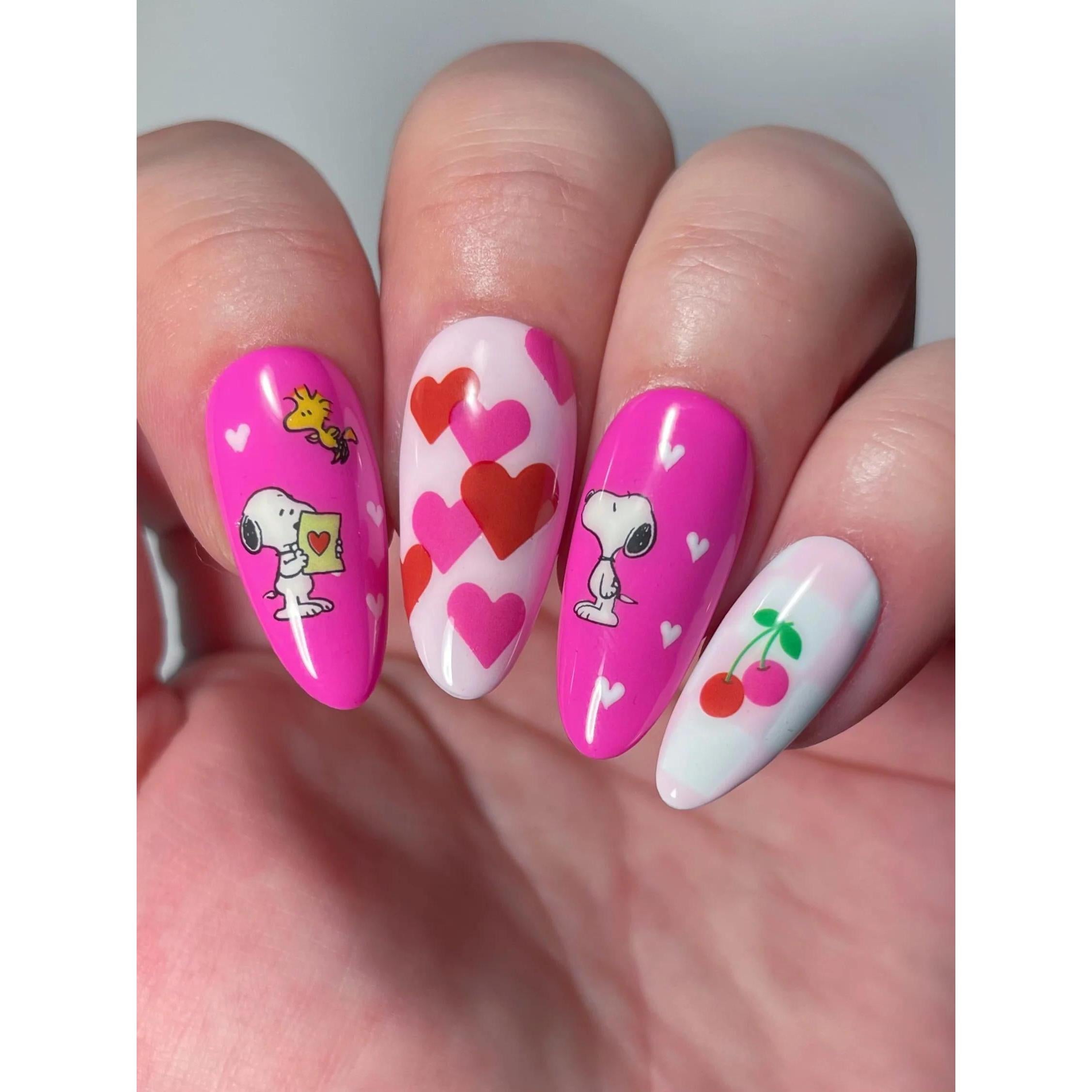Deco Beauty - Nail Art Stickers - Peanuts Pucker Up - Nail Art at Beyond Polish