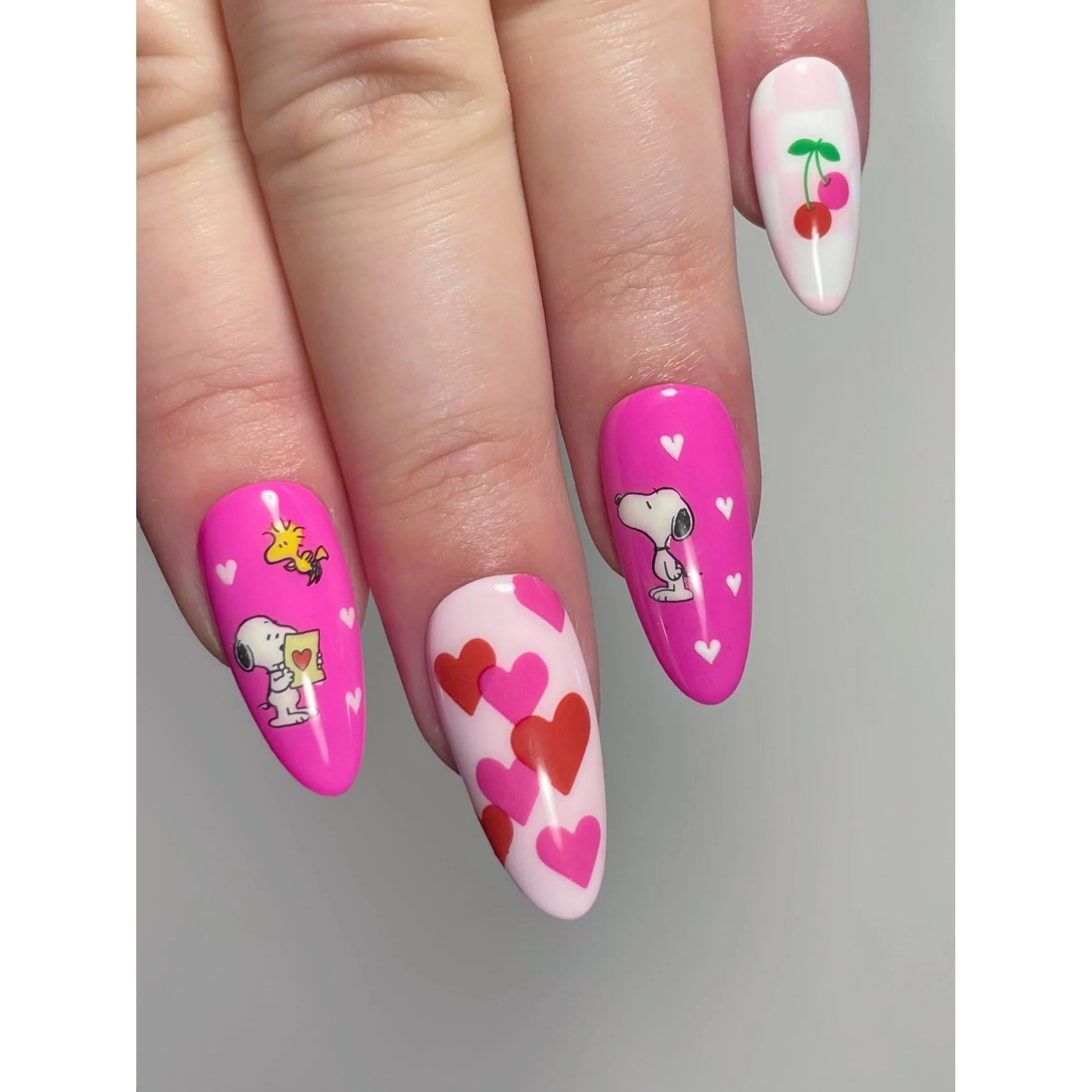 Deco Beauty - Nail Art Stickers - Peanuts Pucker Up - Nail Art at Beyond Polish