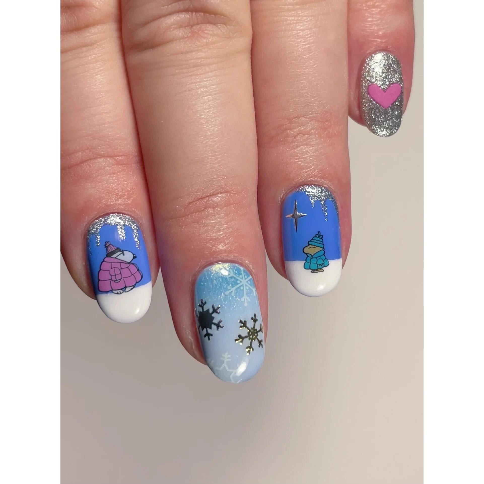 Deco Beauty - Nail Art Stickers - Peanuts Snow Day - Nail Art at Beyond Polish