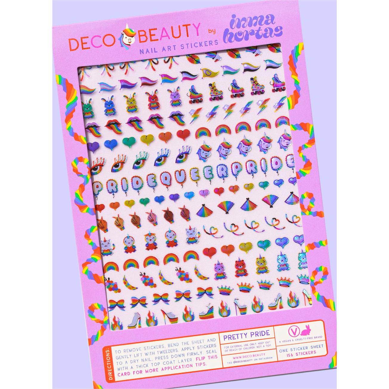 Deco Beauty - Nail Art Stickers - Pretty Pride - Nail Art at Beyond Polish