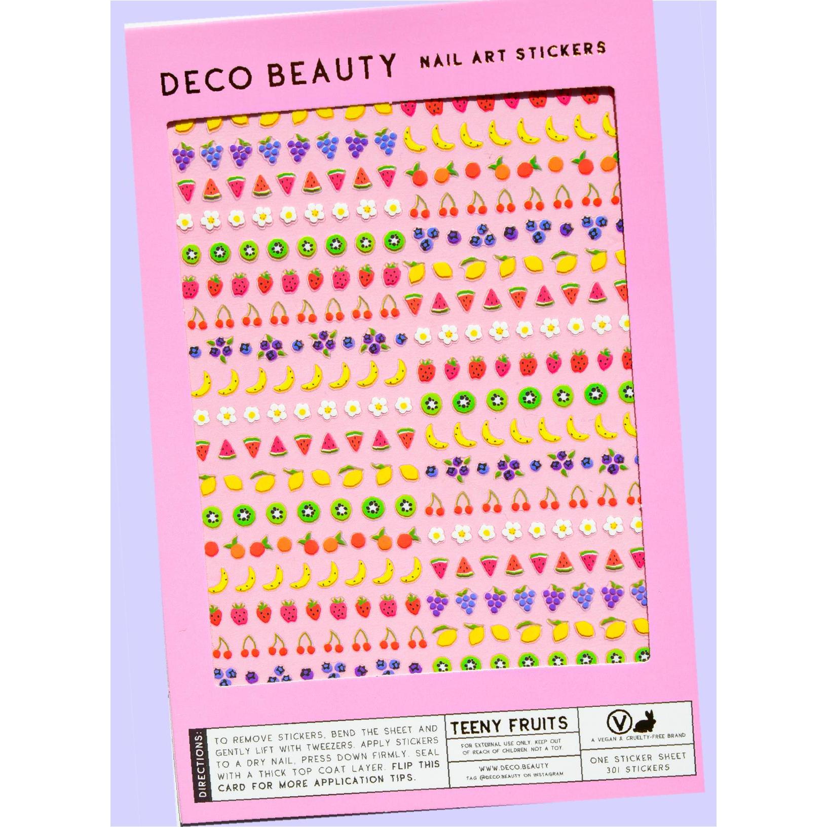 Deco Beauty - Nail Art Stickers - Teeny Fruits - Nail Art at Beyond Polish