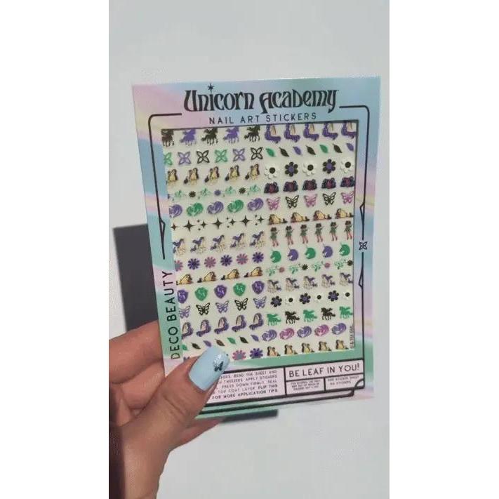 Deco Beauty - Nail Art Stickers - Unicorn Academia - Be Leaf In You! - Nail Art at Beyond Polish