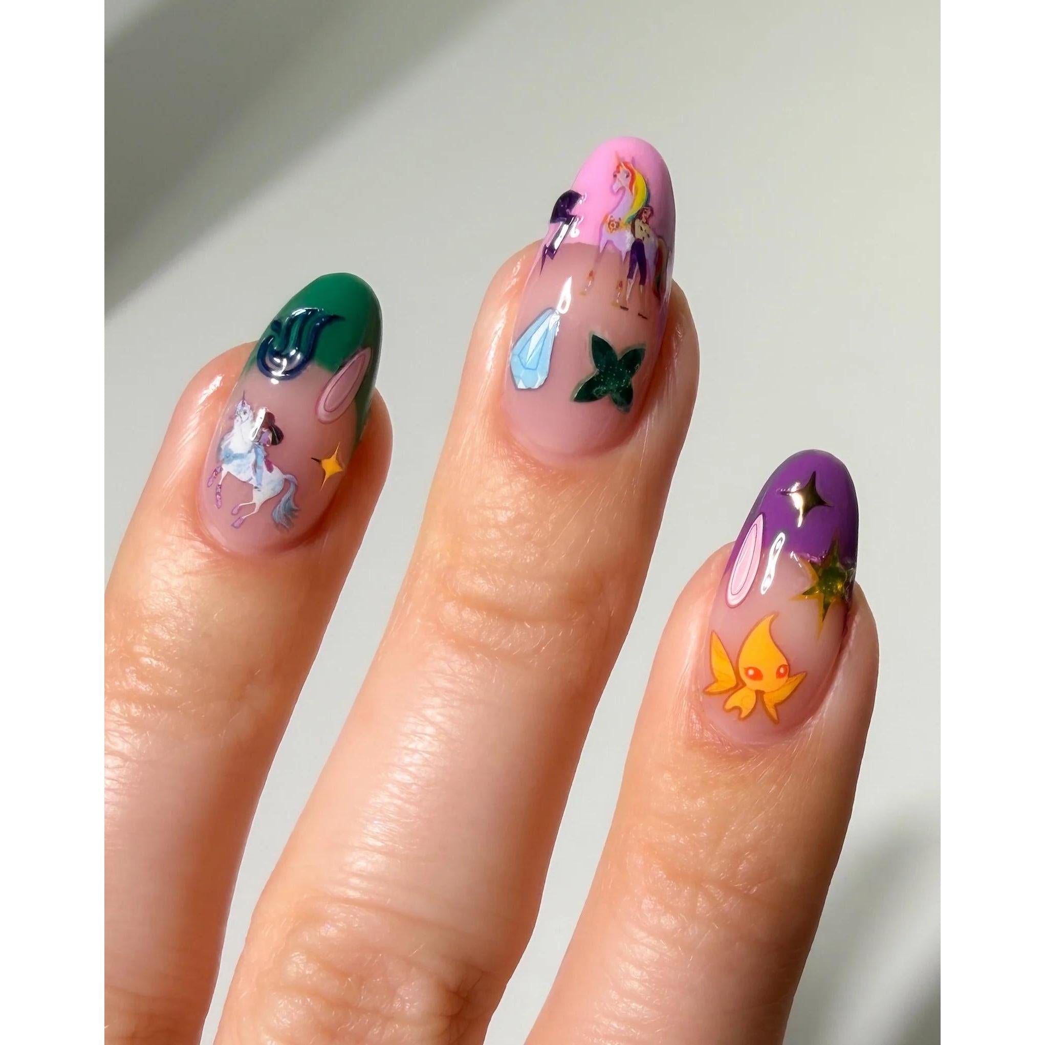 Deco Beauty - Nail Art Stickers - Unicorn Academia - Bejeweled Besties - Nail Art at Beyond Polish