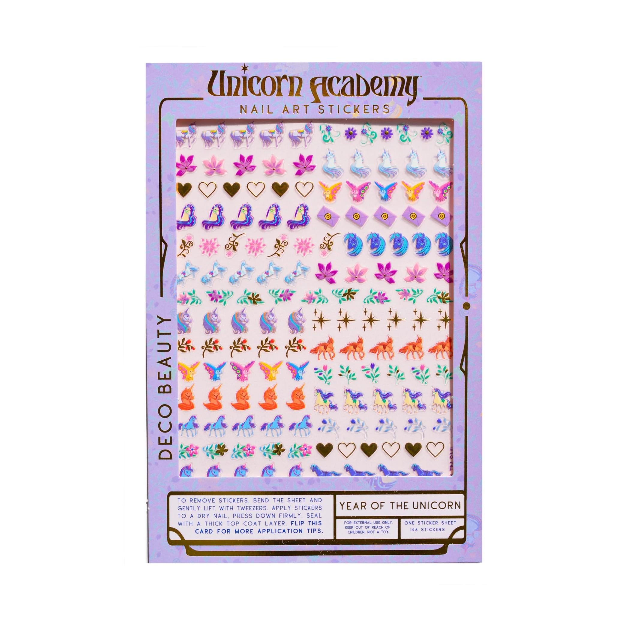 Deco Beauty - Nail Art Stickers - Unicorn Academia - Year Of The Unicorn - Nail Art at Beyond Polish