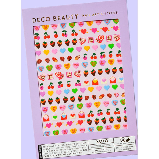 Deco Beauty - Nail Art Stickers - Xoxo - Nail Art at Beyond Polish