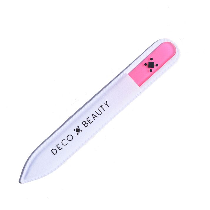 Deco Beauty - Nail Tool - Glass File - Pink - Manicure & Pedicure Tools at Beyond Polish