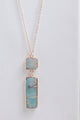 Ellie Stone Pendant Necklace - Necklaces at Beyond Polish