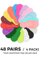 Eva - Disposal Foam Slippers - 4 packs / 48 pairs - Assorted Colors - Manicure & Pedicure Tools at Beyond Polish
