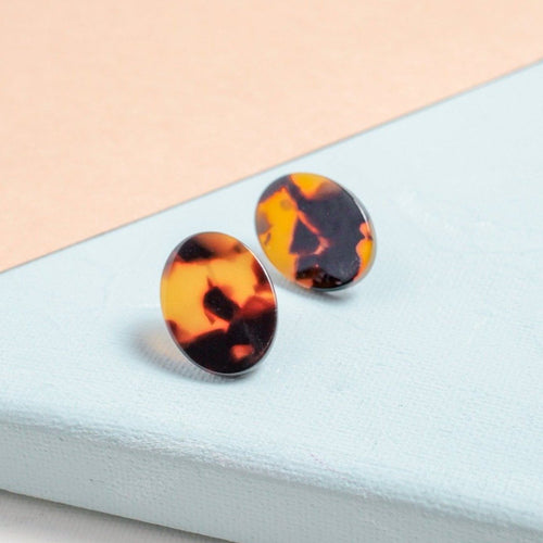 Everyday Oval Resin Studs
