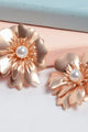Fleur and Pearl Earrings - Earrings at Beyond Polish