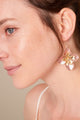Floral Metal Earrings - Earrings at Beyond Polish