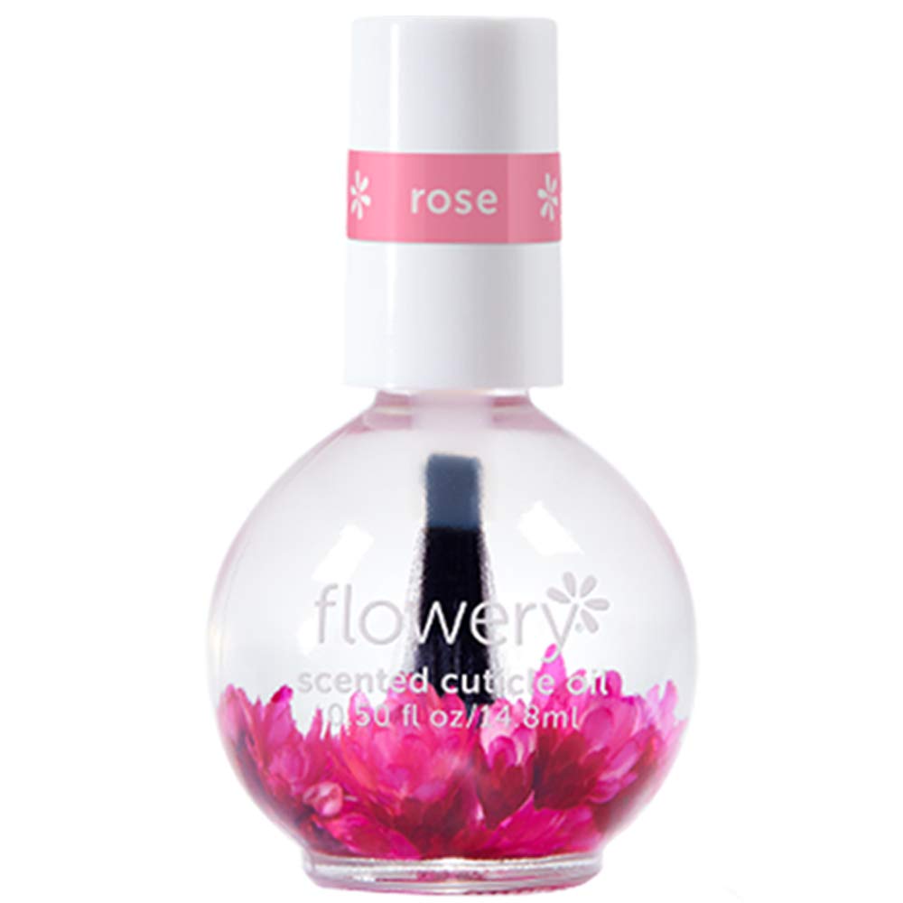 Flowery - Cuticle Oil - Rose 0.5 oz - Nail Treatment at Beyond Polish