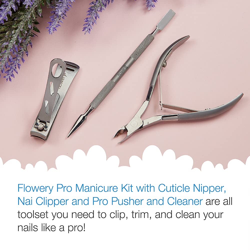 Flowery - Pro Manicure Kit - Manicure & Pedicure Tools at Beyond Polish