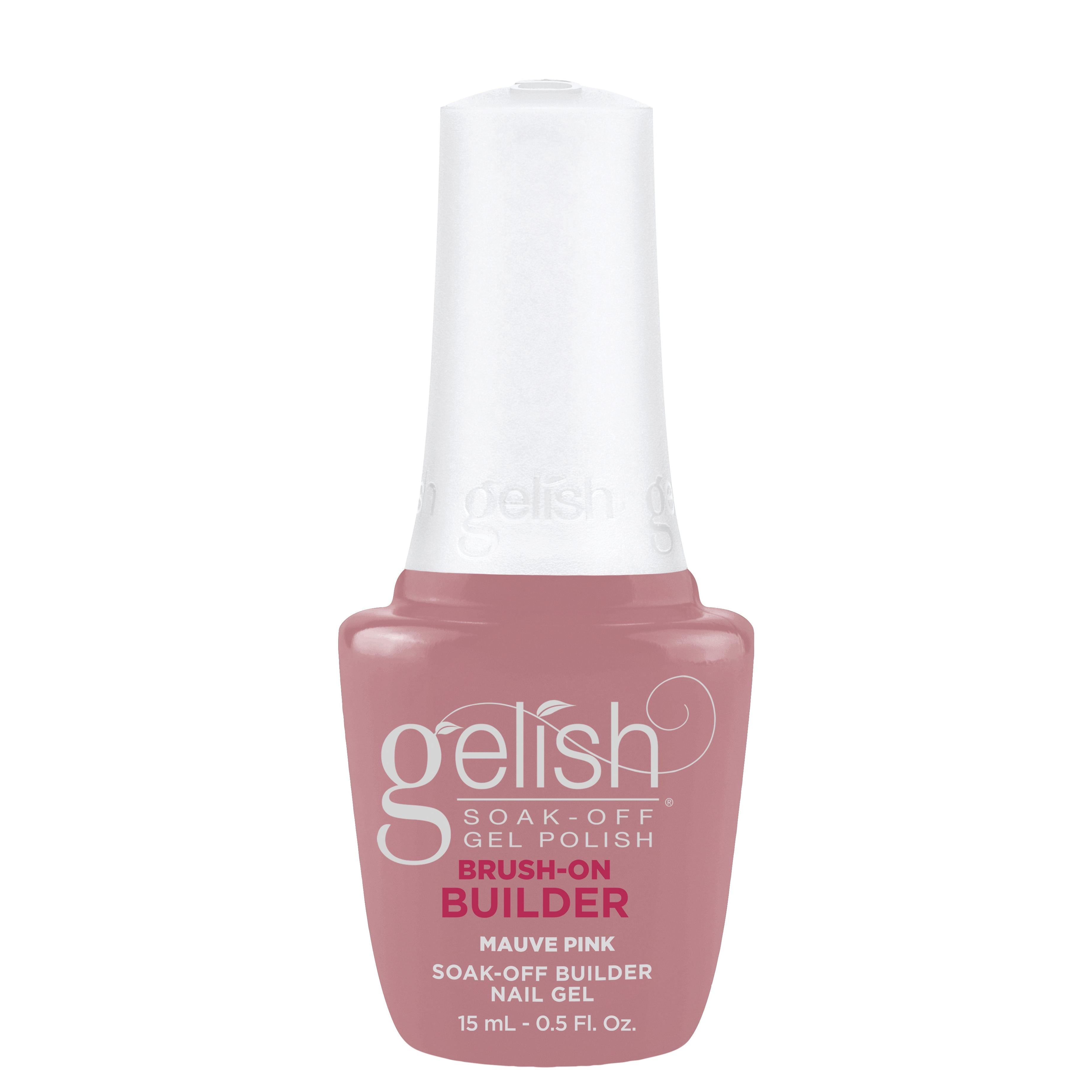 Gelish - Brush-On Builder - Mauve Pink - Nail Extensions at Beyond Polish